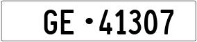 Truck License Plate